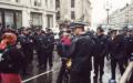 Cops herding people into Oxford Circus around 3pm.