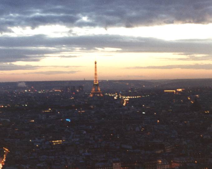 And the same from Sacre Coeur.