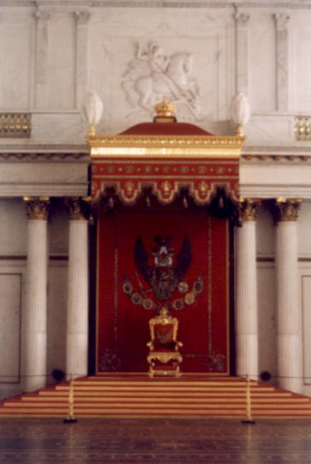 Throne in the Hermitage