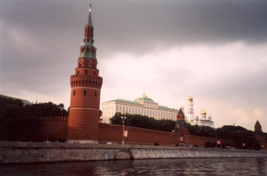 The Kremlin from a boat