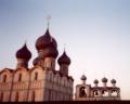 Domes in Rostov kremlin