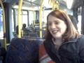 Holly on the bus