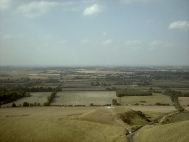 A big earthwork near the Uffington White Horse