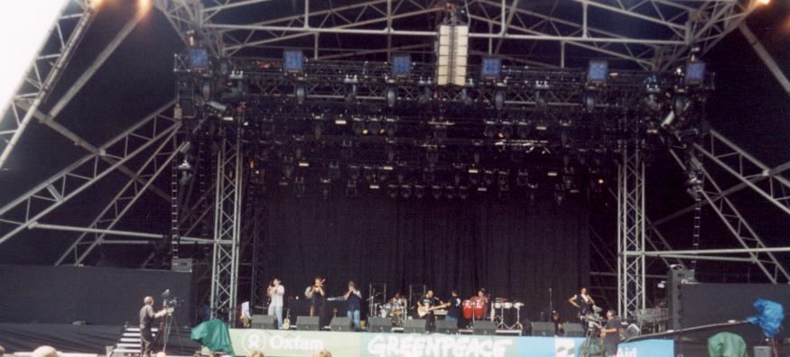 Ozomatli on the Pyramid stage