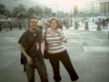 Seb and Kerii in Trafalgar Square