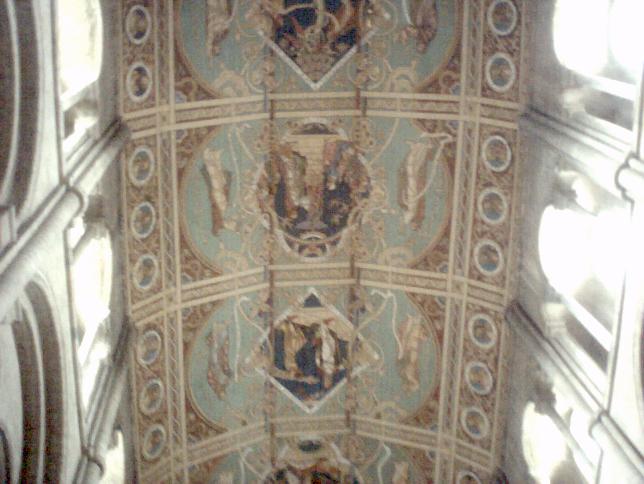 Part of the ceiling of Ely Cathedral