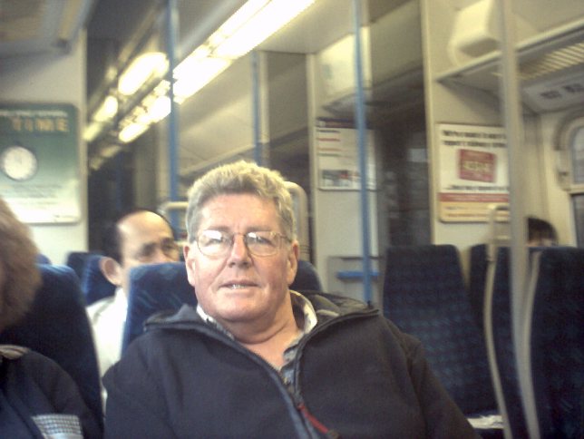 Dad on the train