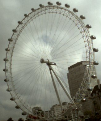 The London Eye, which we rode on Wednesday night