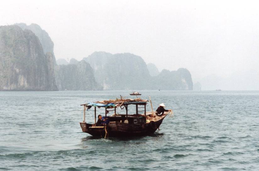 The view from the boat.