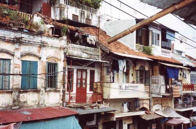 Houses from our hotel balcony.