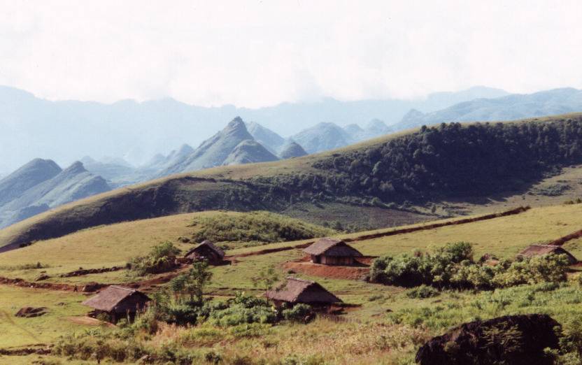 Coming out of the hot, dry North West into the mountains on the worst road in Vietnam.