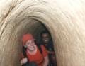 The Cu Chi Tunnels, a massive network of tunnels that the VC controlled just outside Saigon.